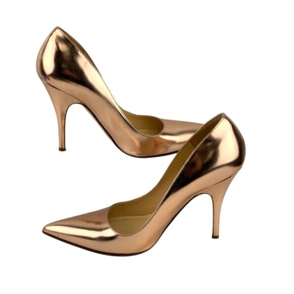 Kate Spade New York Metallic Rose Gold Stiletto Pumps Size 8 B - Picture 3 of 7
